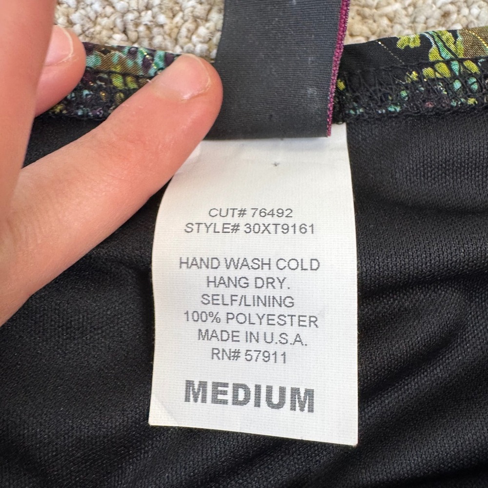 Vintage Wrapper MIDI Skirt Y2K Asymmetrical Hem Size Medium Fairy Cottagecore - Picture 5 of 6